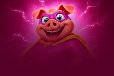3x3 Pink Piggy: Hold the Spin