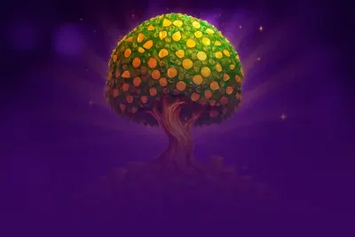 Golden Tree 40 with Fortune Coin