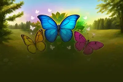 3 Butterflies