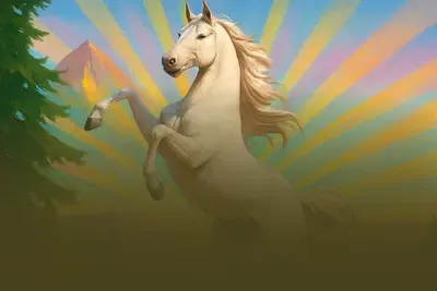 White Mustang